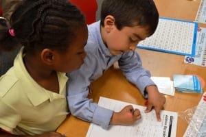 working together