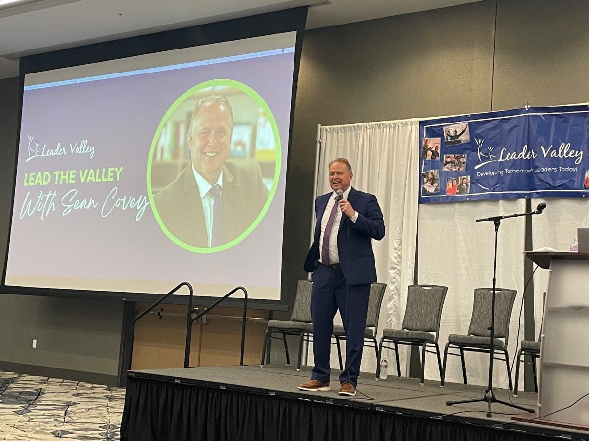 Leader Valley Hosts Sean Covey, BestSelling Author and President of